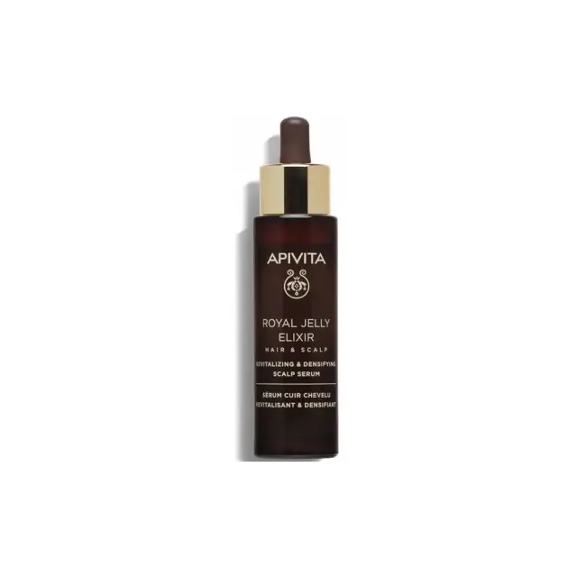 Apivita Royal Jelly Elixir Ορός Τριχωτού Αναζωογόνησης & Πυκνότητας Με Βασιλικό Πολτό & Αμινοξέα Μεταξιού 50ml