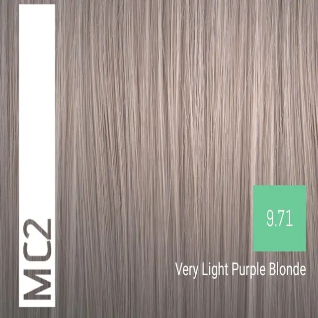 Sensus MC2 Permanent Hair Color 9.71 Very Light Purple Blonde 100ml - (χωρίς αμμωνία πολύ ανοιχτό ξανθό βιολέ) 2
