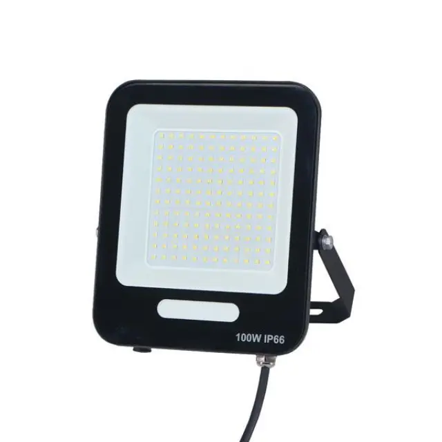 Προβολέας LED SMD 100W Μαύρος IP66 6500K PLUS Μαύρο