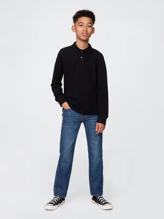 Μπλε Παιδικό Original Fit Τζιν Παντελόνι Washwell™ Dark wash