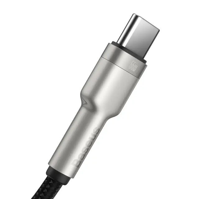 USB cable for USB-C Baseus Cafule, 66W, 2m (black) 3