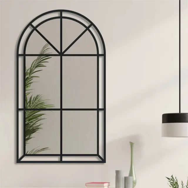 Stewehome Καθρέπτης με Σχέδιο Παράθυρο 58x100 cm
