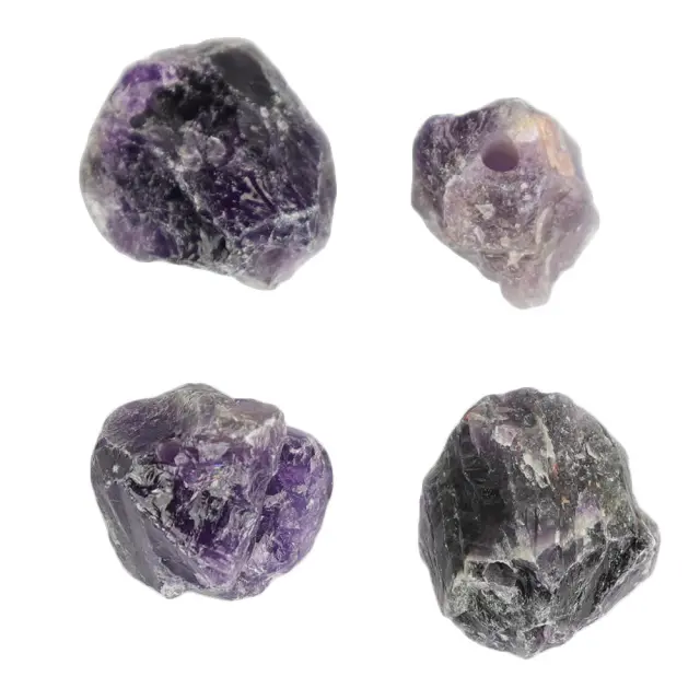 Αμέθυστος Rough Nugget 10x16-25x25mm ~4τεμ