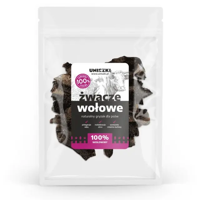 UNISZKI Beef tripe - dog treat - 500g