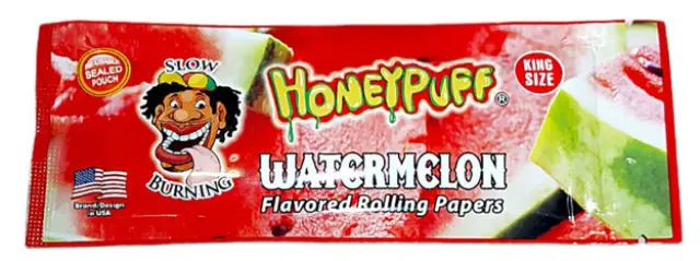 Honey Puff Χαρτάκια King Size Slim 32φ - Watermelon