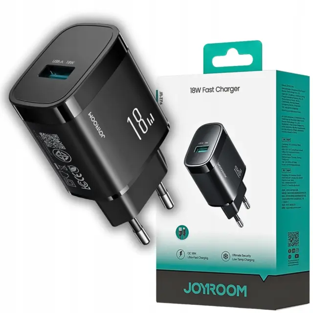 Joyroom® Φοριστής με USB-A Θύρα 18W- Black