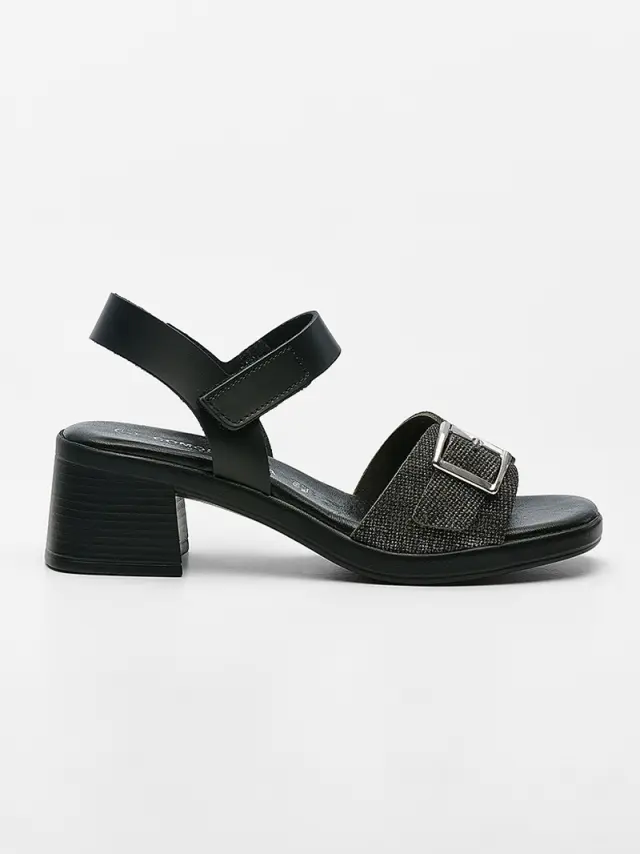 Comodissima Πέδιλα Γυναικείο δέρμα Μαύρο COM/345120 NERO 3