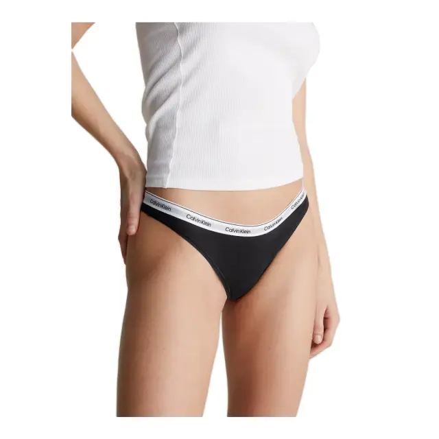 Calvin Klein Γυναικείο String Low Rise Thongs - Πεντάδα, Χρώμα Μαύρο - L 2
