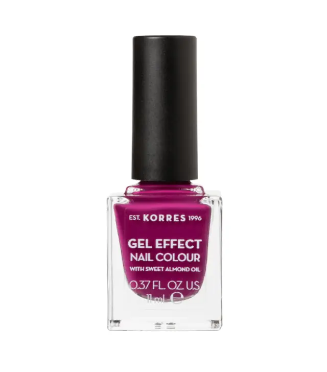 Korres Βερνίκι Νυχιών Gel Effect Nail Colour No72 Cherry Brandy Rose 11ml