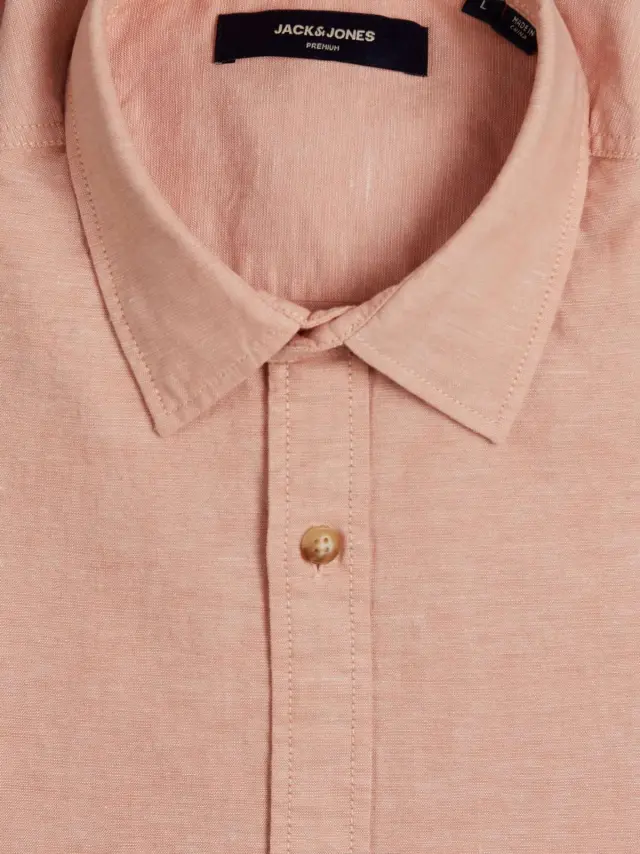 JPRBLUSUMMER LINEN SHIELD SHIRT S/S Toast 2