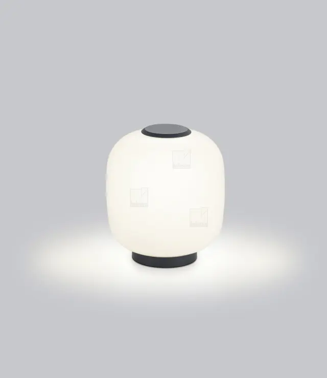 MILO Φωτιστικό Τραπεζιού LED Ματ Μαύρο με 3-Στάδια Touch Dimmer Άσπρο