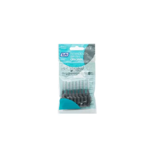 TePe Interdental Brush Μεσοδόντιο βουρτσάκι 7 μέγ. (1.3mm) Γκρί 8τεμ.