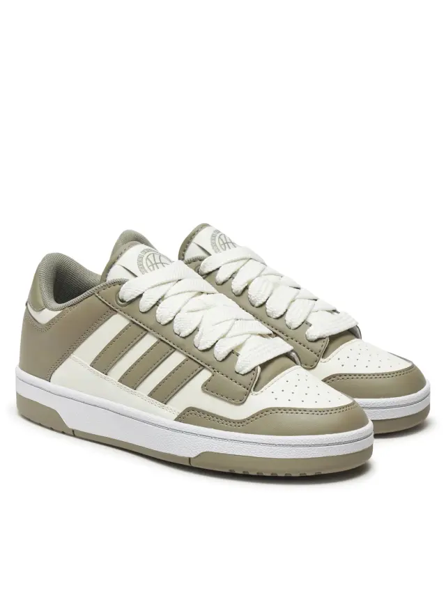 Adidas Rapid Court Low J Baskets Sneakers JR0165 - 39 1/3 2