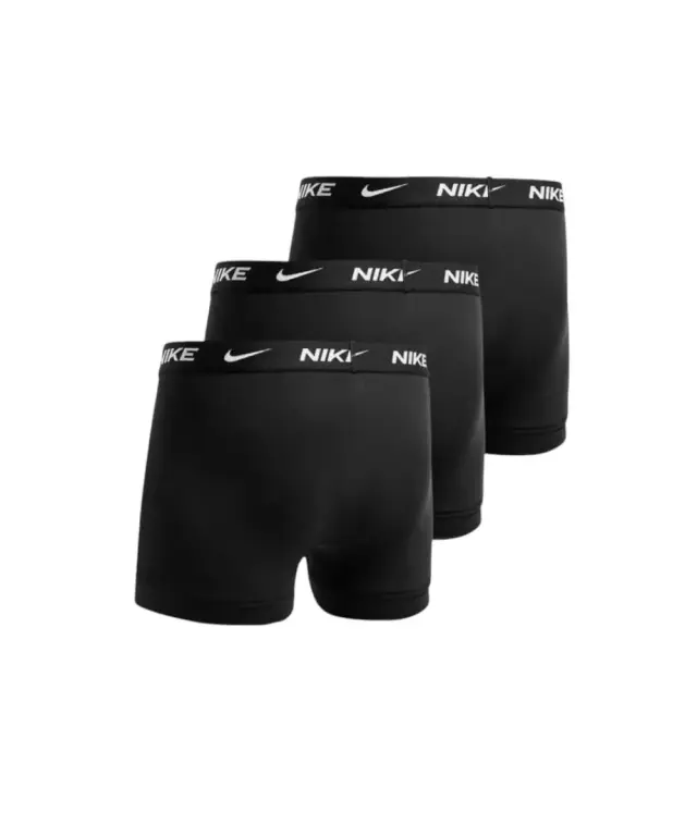 Nike - Ανδρικά Μποξεράκια Everyday Trunk Boxer 3-Pack 0000KE1008-UB1 Μαύρο - S 2