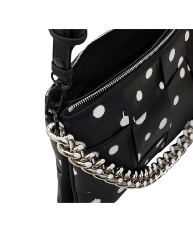 Desigual - Γυναικεία Τσάντα 'Ωμου New Splatter Dortmund 24SAXP10-2000 Μαύρο 2