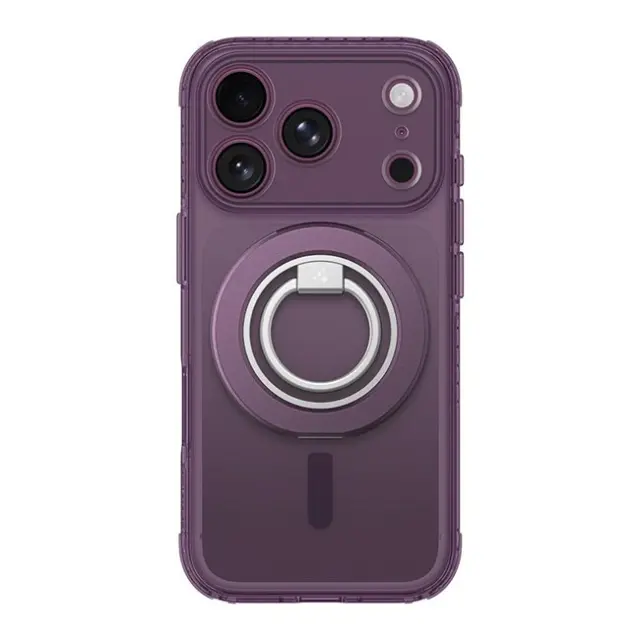 Amazingthing Θήκη Κινητού iPhone 18 Pro Titan Pro Lens Ring Set MagSafe Purple