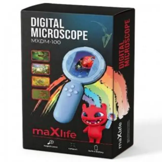 Εκπαιδευτικό Ψηφιακό Μικροσκόπιο Maxlife MXDM-100 Μπλε N71859 2