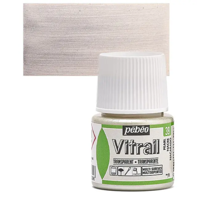 Pebeo Vitrail Διάφανο Σμάλτο - 39 Pearl - 45ml