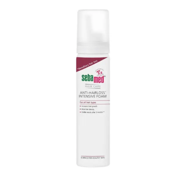 Sebamed Anti-Hairloss Intensive Foam Δυναμωτικός Αφρός κατά της Τριχόπτωσης που Ενισχύει την Ανάπτυξη των Μαλλιών, 70ml