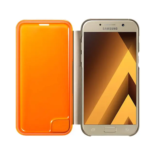 Samsung EF-FA320 Neon Flip Cover Galaxy A3 2017 Gold 2