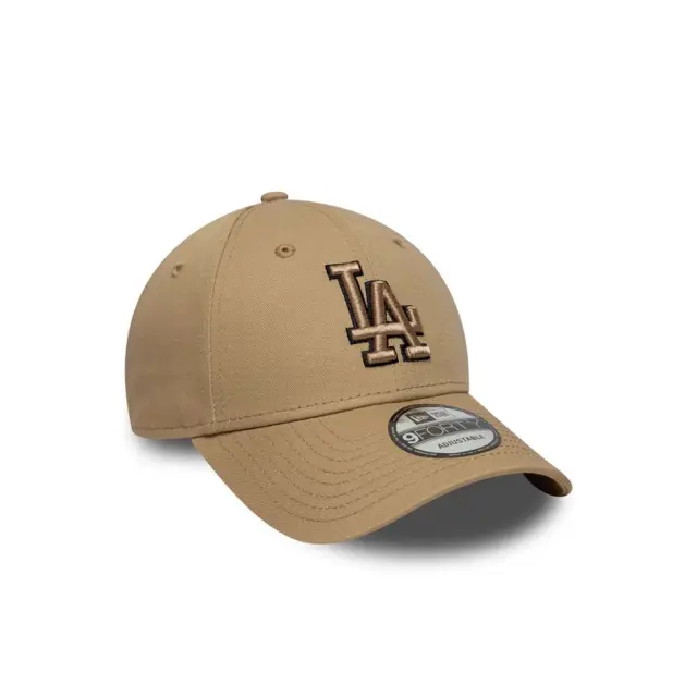 New Era Adult Team Outline 9Forty MLB Los Angeles Dodgers Cap Μπεζ 60771713 (New Era) - One Size 3