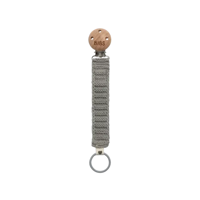 BIBS Pacifier Clip Knitted Κλιπ Πιπίλας Cloud, 1τμχ