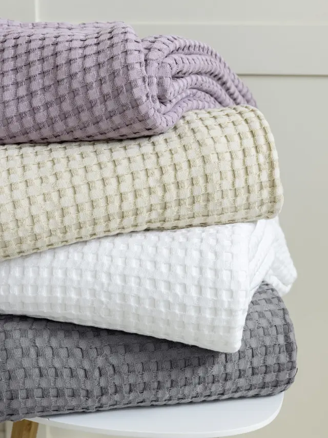 Κουβέρτα 160x240 Μονή Πικέ Comfy Nima 100% βαμβακερό- Snow White 2