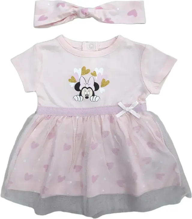 Φόρεμα με Κορδέλα Minnie Baby Pink 8030269 - 12 M (80cm)