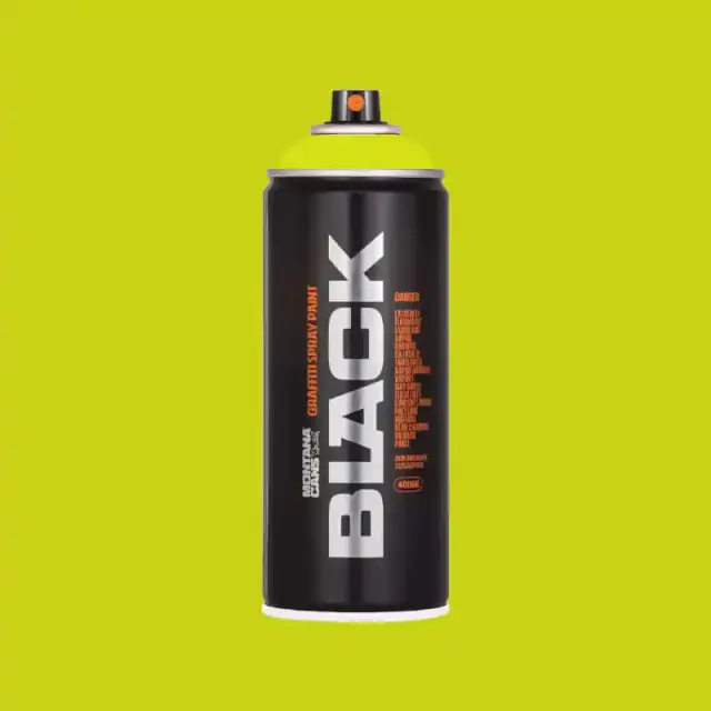 Montana Black Spray Paint 400ml BLK-6005 Acid