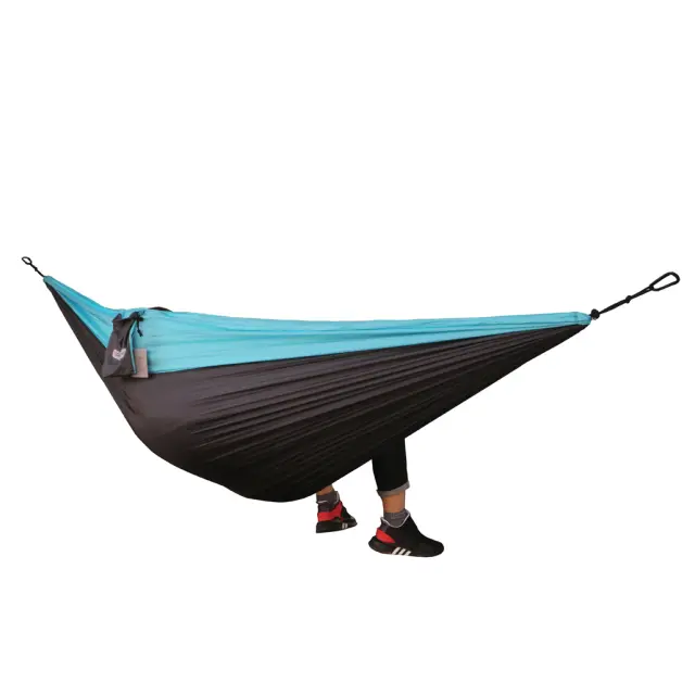 Αιώρα Αλεξίπτωτου Διπλή Γκρι - Μπλε GRASSHOPPERS 300x200cm 204kg 13325