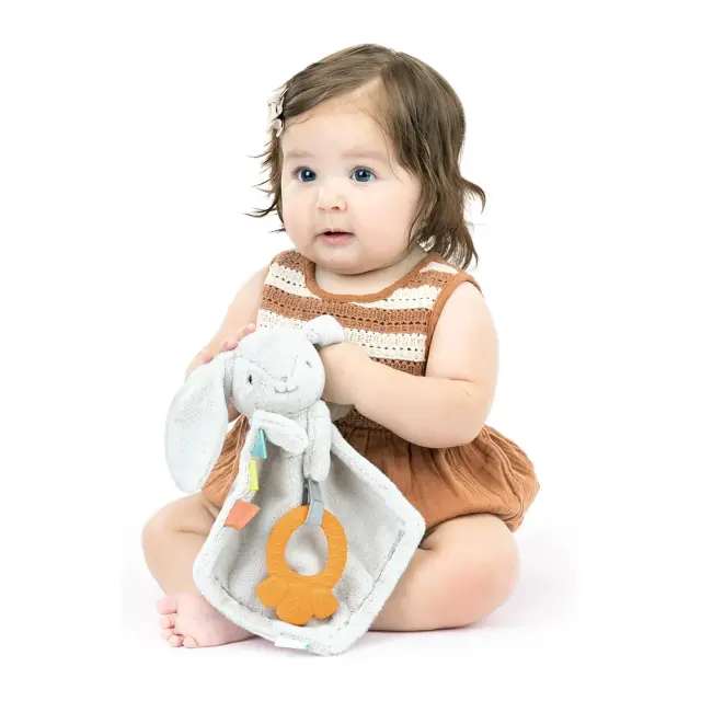 Ingenuity Cozy Sylvi Λούτρινο Πανάκι Παρηγοριάς με Μασητικό 2