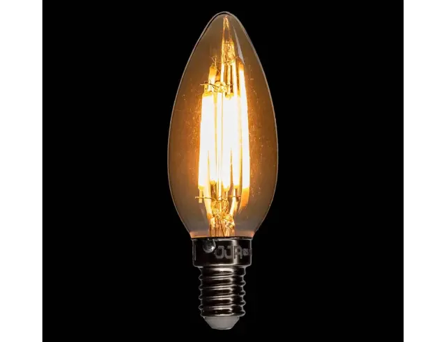 Λάμπα LED Amber Straight C35 Atmosphera για ντουί E14 - 4.2W - Θερμό Λευκό 168250 3