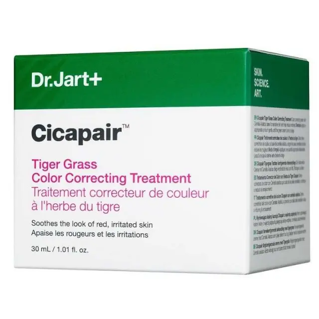 Dr.jart+ Cicapair Tiger Grass Ενυδατική Κρέμα Προσώπου Ημέρας με SPF30 κατά της Ερυθρότητας 30ml