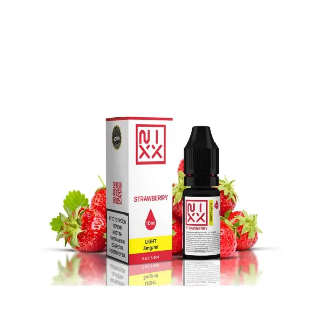 Nixx Strawberry Έτοιμο Υγρό 10ml 3mg