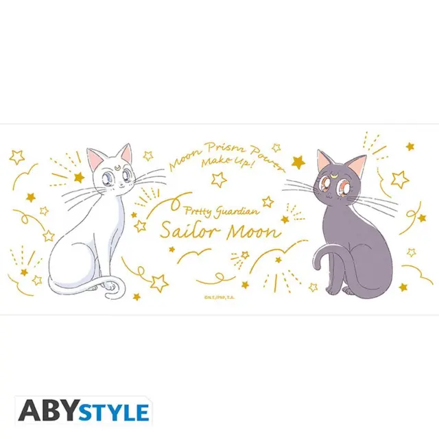 Κούπα κεραμική SAILOR MOON - Mug - 320 ml - Luna & Artemis Cats - subli matte ABYMUGA750 3