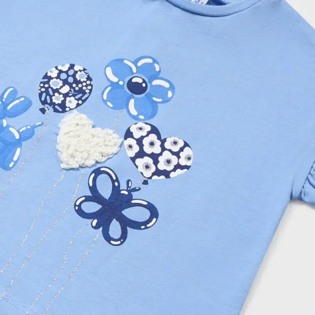 Baby 6 μηνών έως 4 ετών Μπλούζα σταμπωτή Better Cotton μπλε - 2Ε 2