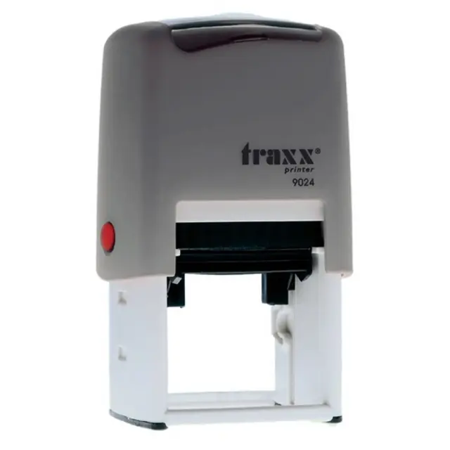Μηχανισμός Σφραγίδας Traxx 9024 Αυτομελανούμενη 40x40mm Γκρι