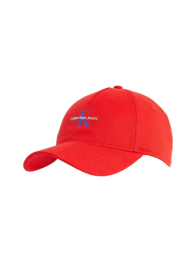 Calvin Klein Καπέλο Mono Logo 5 Panel Jockey Cap Κόκκινο