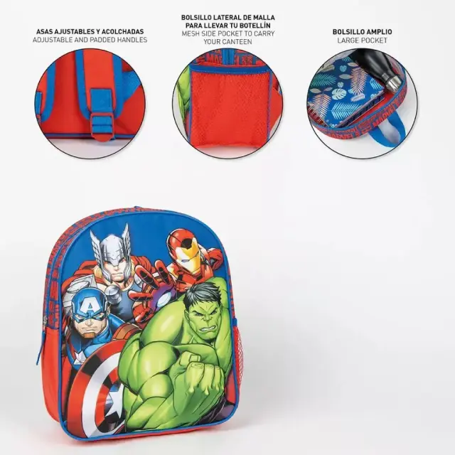 Avengers Παιδική Τσάντα Πλάτης 29 x 25 x 10 cm Μπλε 2
