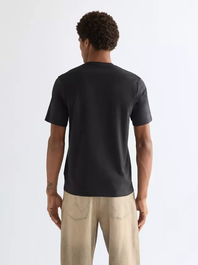 Wrangler Ανδρικό EMBROIDERY T-Shirt 112377985 – Black - S 2
