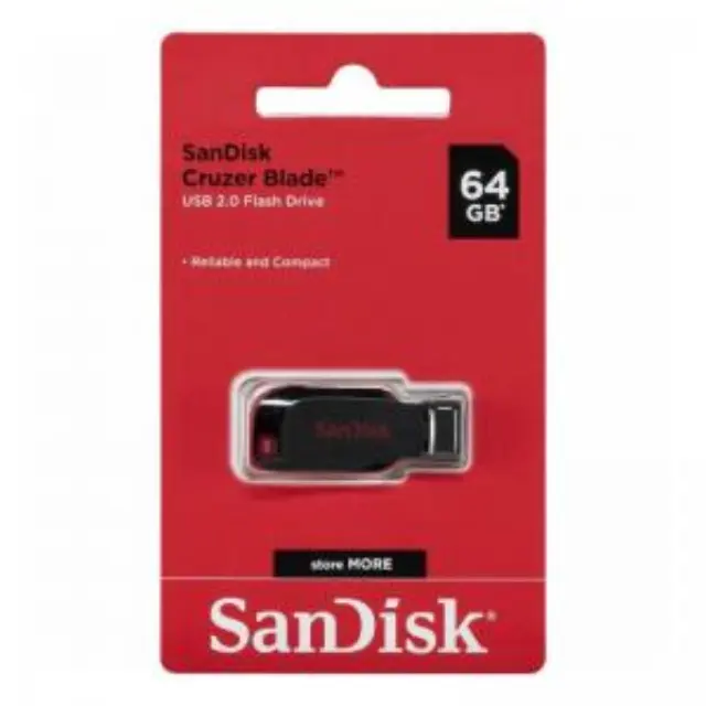 SanDisk Cruzer Blade 64GB USB 2.0 (SDCZ50-064G-B35) (SANSDCZ50-064G-B35) 3