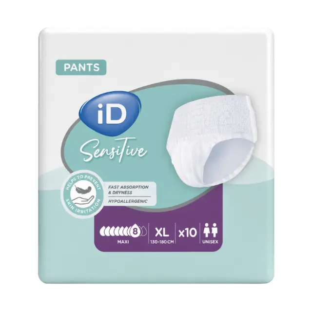 iD Sensitive Pants Maxi Unisex Πάνα βρακάκι XLarge (130-180cm), 10τεμ
