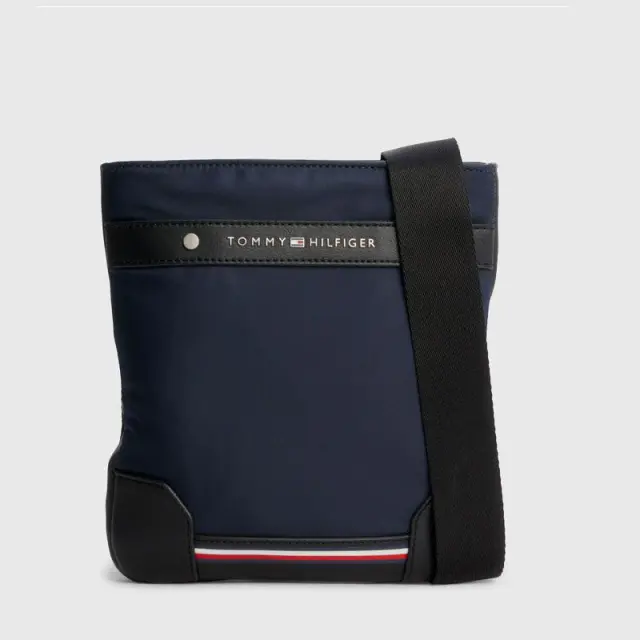 Tommy Hilfiger - Ανδρική Τσάντα Ώμου / Χιαστί Th Central Repreve® Mini Crossover AM0AM11298-DW6 σε Μπλε χρώμα