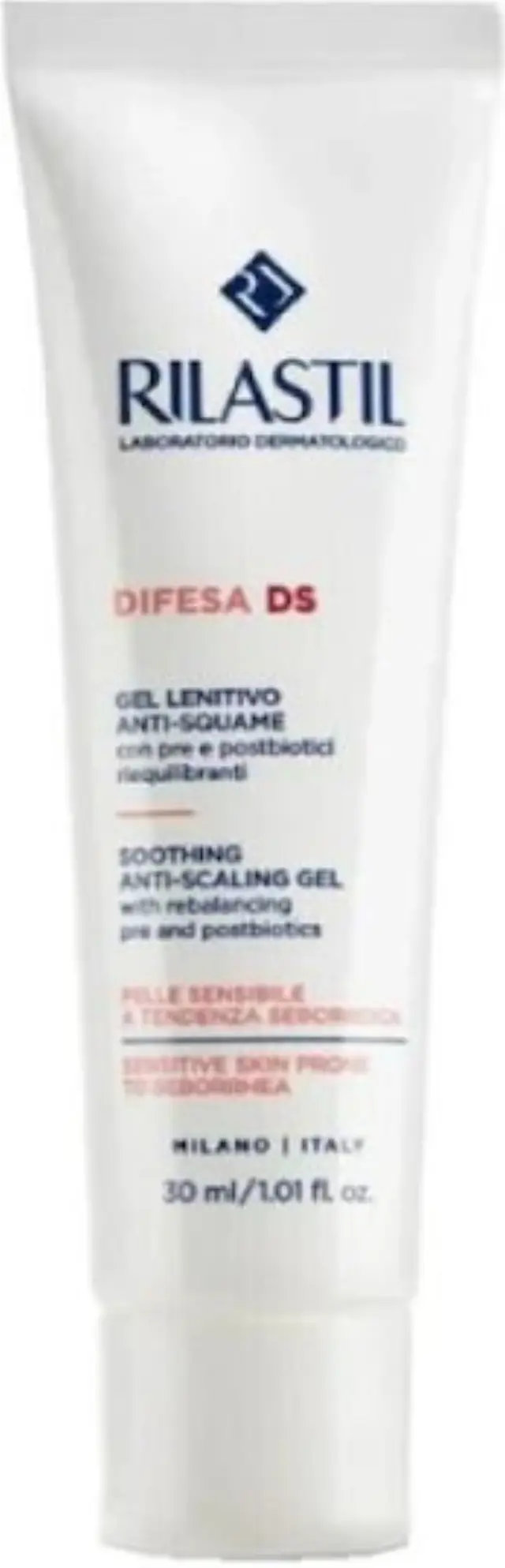 Rilastil Defense DS Soothing Anti Scaling Ενυδατικό Gel Προσώπου με Προβιοτικά 30ml