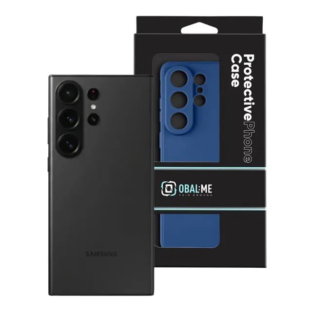 OBAL:ME Matte TPU Cover for Samsung Galaxy S26 Ultra Dark Blue 3