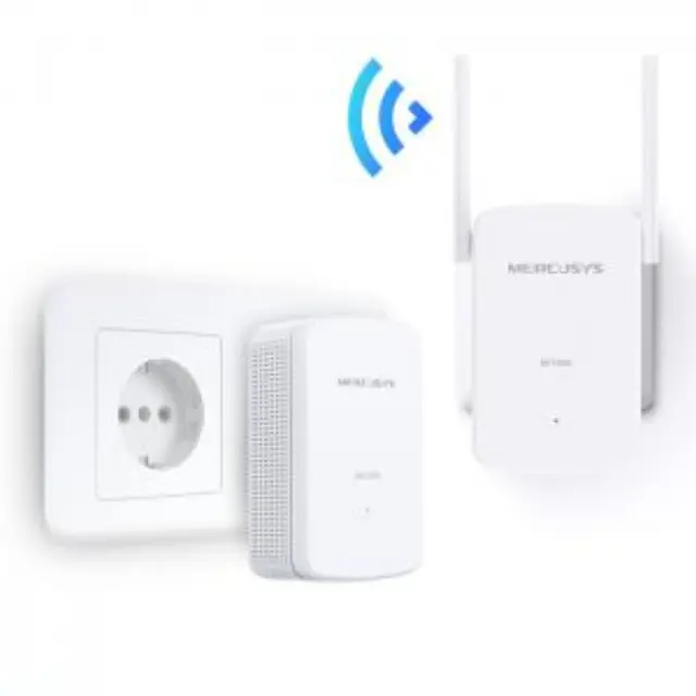 Mercusys MP510 KIT v1 Powerline Διπλό για Ασύρματη Σύνδεση Wi‑Fi 4 και 2 Θύρες Gigabit Ethernet 3