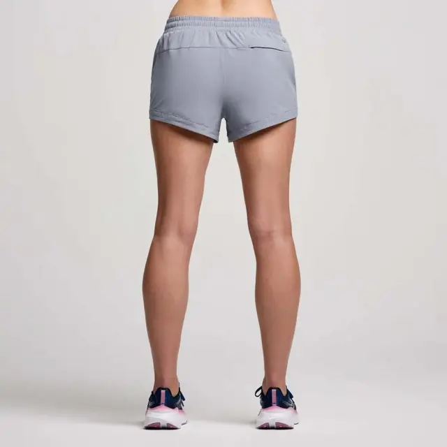 Saucony Women's Outpace 3inch Short Μωβ Ανοιχτό SAW800422-IR (Saucony) 2