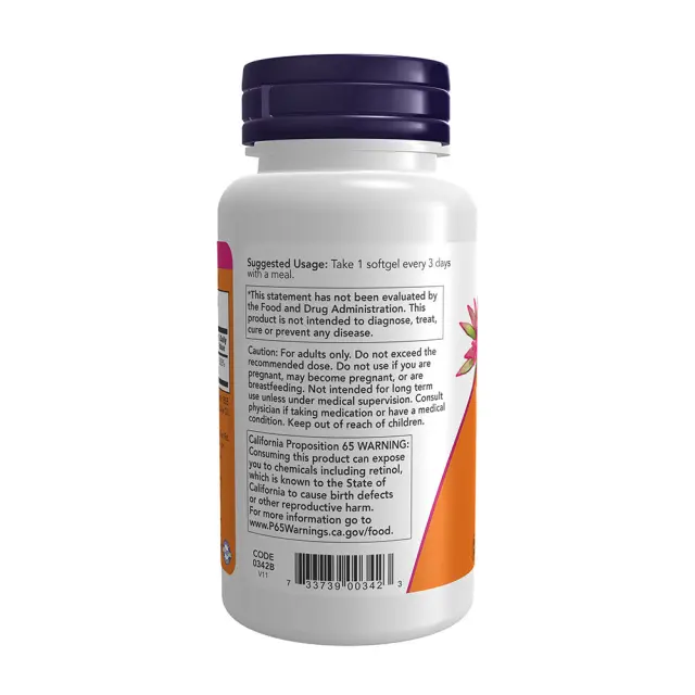 Now Foods Vitamin A 25000 IU 3