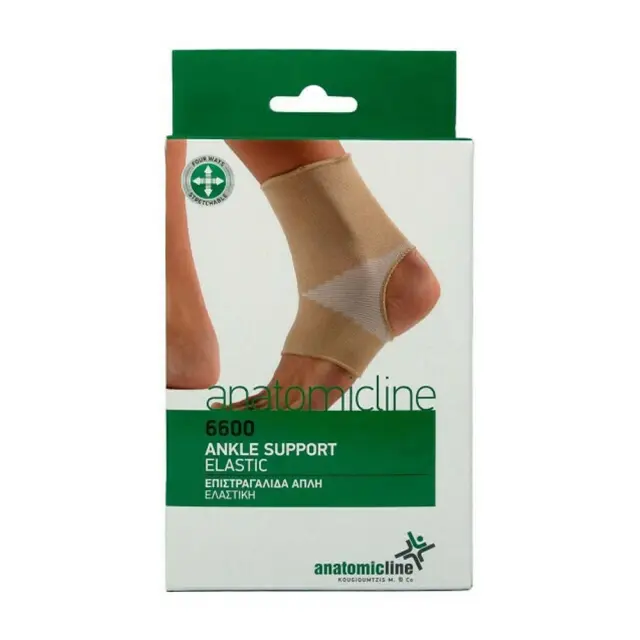 Anatomic Line Ankle Support - Επιστραγαλίδα Απλή Ελαστική Medium 6600 1τμχ 2