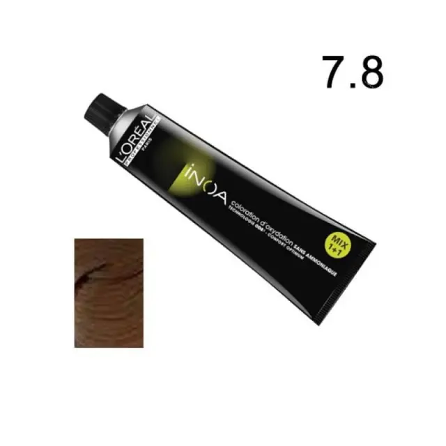 Loreal Inoa Βαφή 7,8 Ξανθό Μόκα 60ml 3